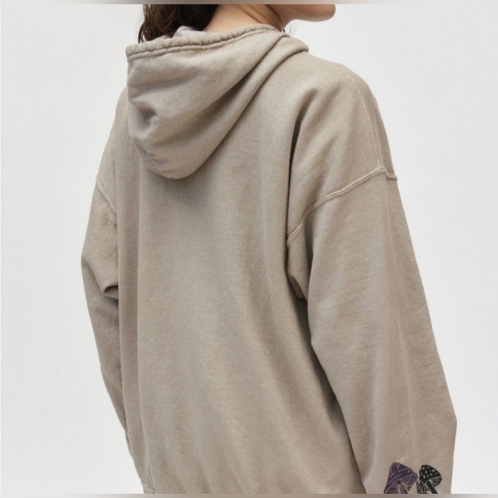 The Doors Mushroom Graphic Zip-UpHoodie Sweatshirt One Size - Picture 4 of 5